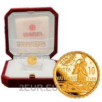 Vatikan 10 Euro Gold proof 2021 - Taufe