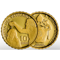 Vatikan 10 Euro Gold proof 2024 - Taufe