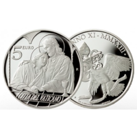 Vatikan 5 Euro Silber proof 2023 - DIE ZWÖLF APOSTEL: ST. JOHANNES