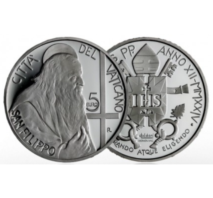 Vatikan 5 Euro Silber proof 2024 - S. FILIPPO