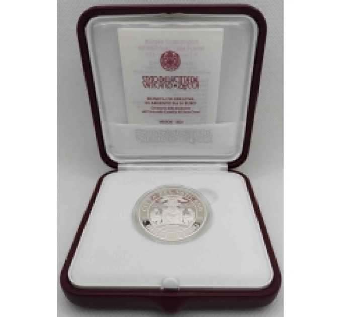Vatikan 10 Euro Silber proof 2021 - Hundertjahrfeier der Gründung der Katholischen Universität vom Heiligen Herzen