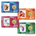 Vatikan 50 cent BU + Stempel 2023