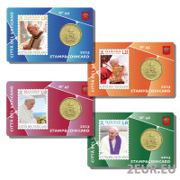 Vatikan 50 cent BU + Stempel 2023