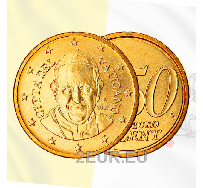Vatikan 50 Cent UNC 2015