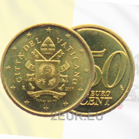Vatikan 50 Cent UNC 2017