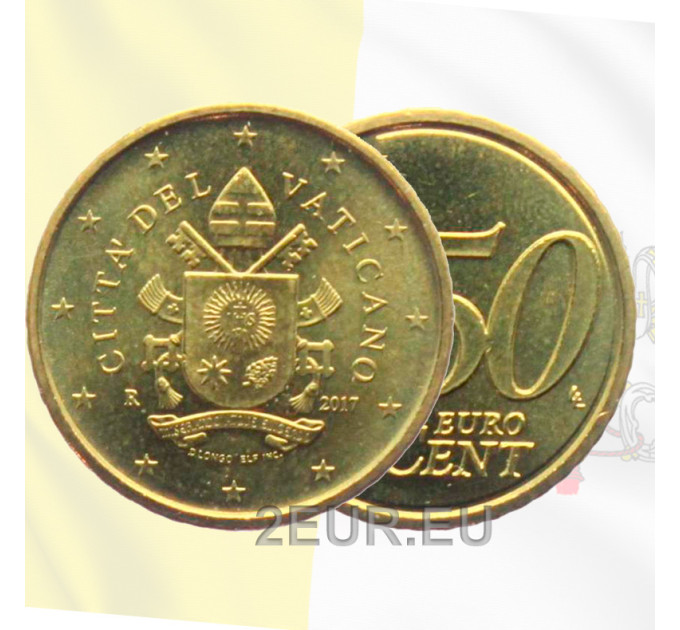 Vatikan 50 Cent UNC 2017
