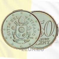 Vatikan 50 Cent UNC 2018