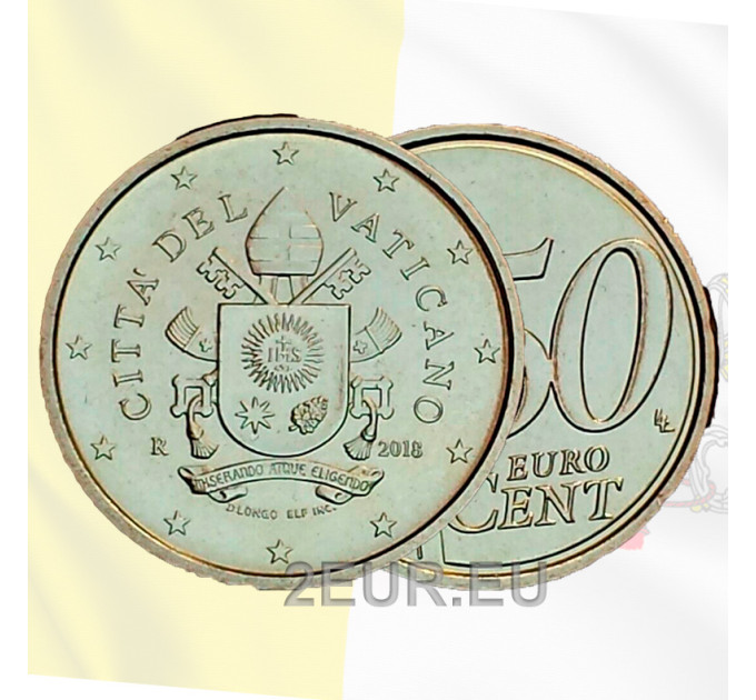 Vatikan 50 Cent UNC 2018
