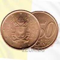 Vatikan 50 Cent UNC 2019