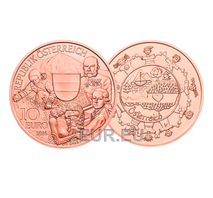 Österreich 10 Euro Münze 2016 - Österreich