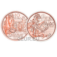  Österreich 10 Euro Münze 2019 - Ritterlichkeit