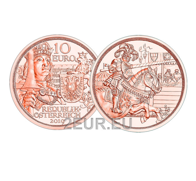 Österreich 10 Euro Münze 2019 - Ritterlichkeit