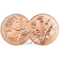 Österreich 10 Euro Münze 2022 - Löwenzahn