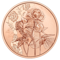 Österreich 10 Euro Münze 2024 - Pfingstrose