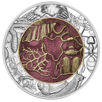 Österreich 25 Euro Silber-Niob-Münze 2024 - Edaphon