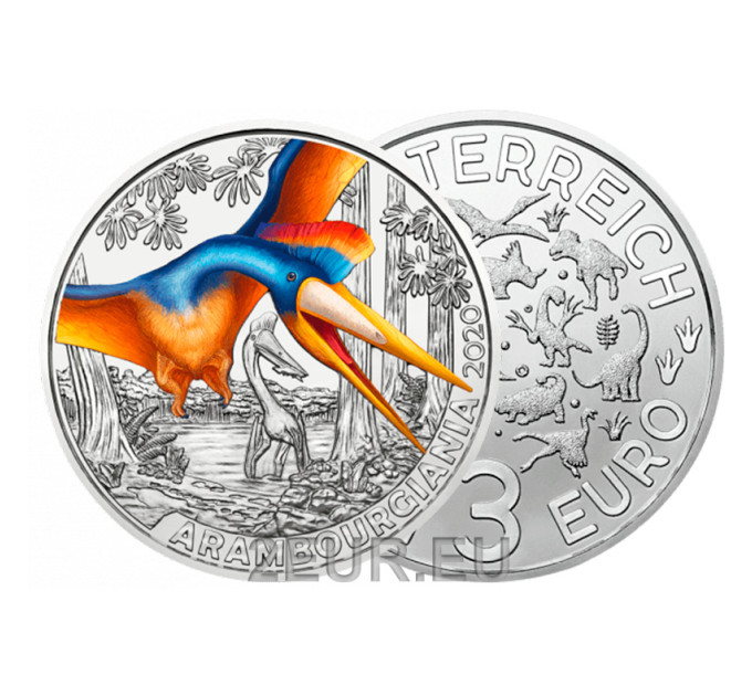Österreich 3 Euro Münze 2020-2 - Arambourgiania