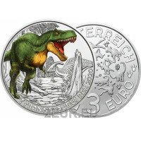 Österreich 3 Euro Münze 2020-4 - Tyrannosaurier rex