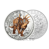 Österreich 3 Euro Münze 2021-3 - Styracosaurus albertensis
