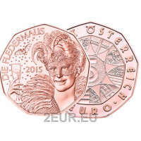 Österreich 5 Euro Münze 2015 - Die Fledermaus