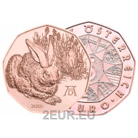 Österreich 5 Euro Münze 2016 - Hasendürer