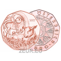 Österreich 5 Euro Münze 2017 - Osterlamm