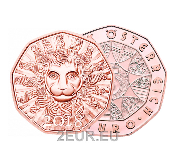 Österreich 5 Euro Münze 2018 - Der Löwe
