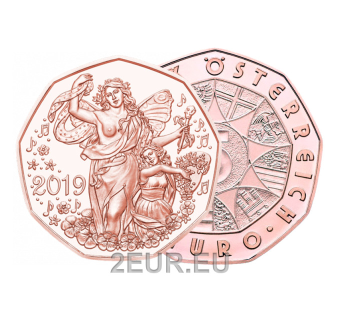Österreich 5 Euro Münze 2019 - Lebensfreude