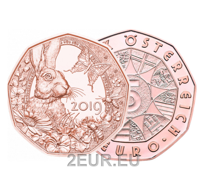 Österreich 5 Euro Münze 2019 - Frühlingserwachen