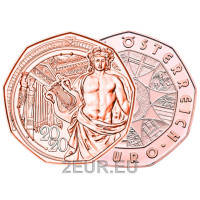 Österreich 5 Euro Münze 2020 - 150 Jahre Musikverein