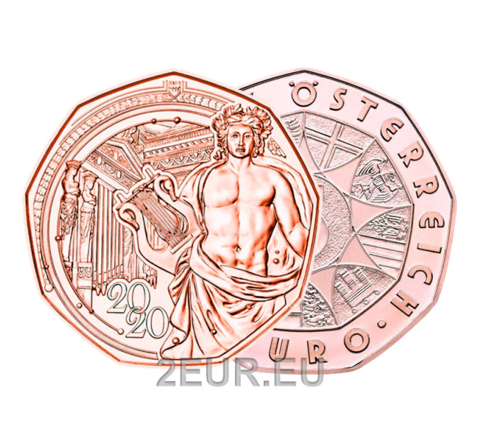 Österreich 5 Euro Münze 2020 - 150 Jahre Musikverein