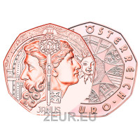Österreich 5 Euro Münze 2021 - JANUS