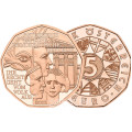 Österreich 5 Euro Münze 2022 - DEMOKRATIE