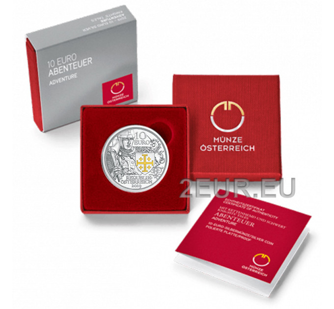 Österreich 10 Euro Silbermünze PP 2020 - ABENTEUER