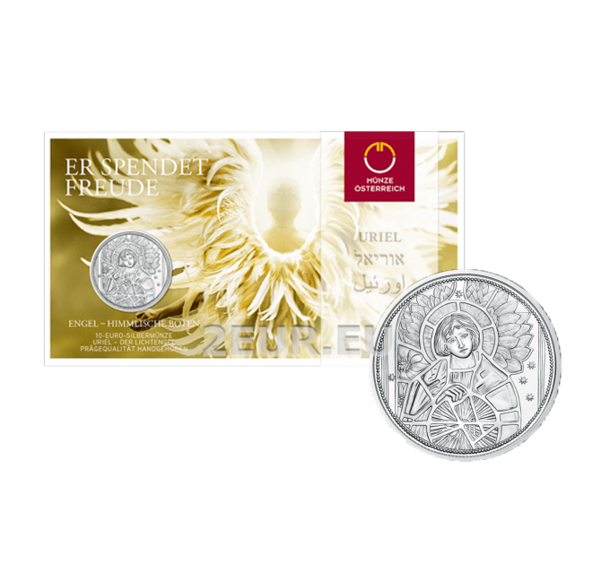  Österreich 10 Euro Silbermünze 2018 - Uriel – Der leuchtende Engel