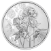 Austria 10 euro Silbermünze 2024 - Pfingstrose
