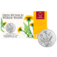 Austria 10 euro Silbermünze 2022 - DER LÖWENZAHN