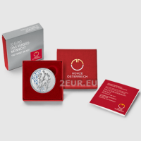 Austria 10 euro Silbermünze PP 2023 - Das Vergissmeinnicht