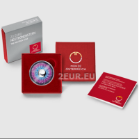 Österreich 20 Euro Silbermünze 2023 – Das unbekannte Universum – Der Neutronenstern