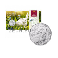 Österreich 5 Euro Silbermünze 2018 - Osterhase