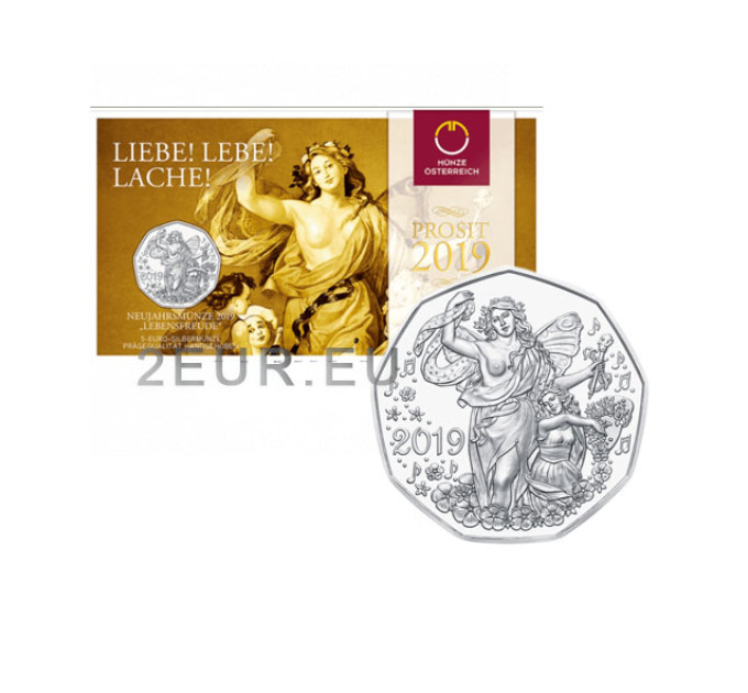 Österreich 5 Euro Silbermünze 2019 - Lebensfreude