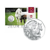 Österreich 5 Euro Silbermünze 2020 - Freunde fürs Leben
