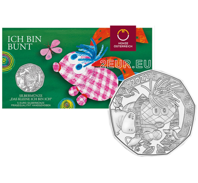 Österreich 5 Euro Silbermünze 2022 - Kleiner Ich-bin-ich - Ostermünze