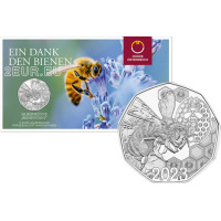 Österreich 5 Euro Silbermünze 2023 - Der Wackeltanz - Bienen