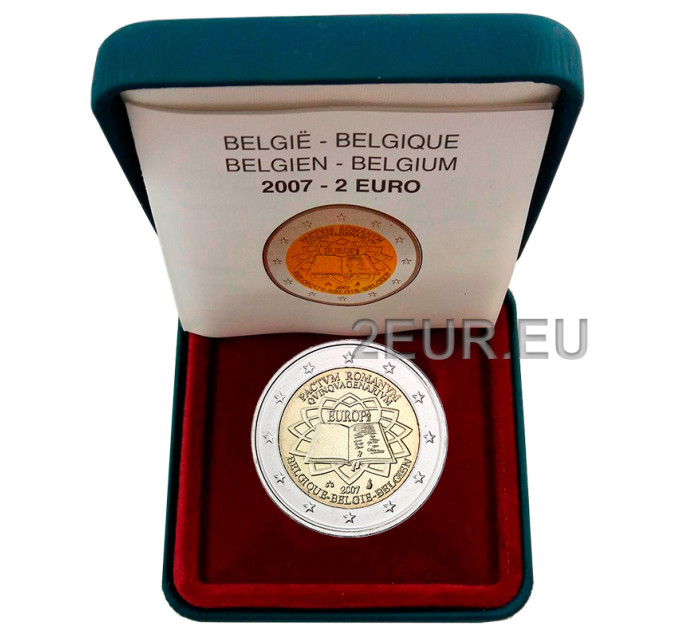 Belgien 2 Euro proof 2007 - Römische Verträge