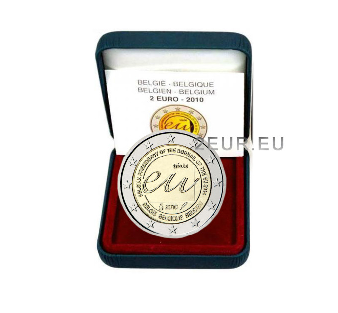 Belgien 2 euro proof 2010 - Präsidentschaft der EU