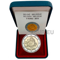 Belgien 2 euro proof 2012 - 10 Jahre Euro 