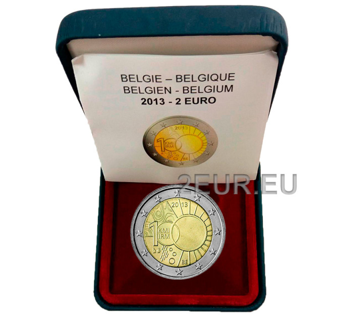 Belgien 2 euro proof 2013 - Königliches meteorologisches Institut