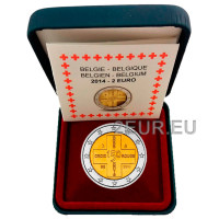 Belgien 2 euro proof 2014 - Rotes Kreuz 