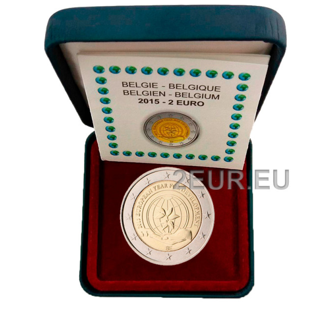 Belgien 2 euro proof 2015 - Jahr der Entwicklung 