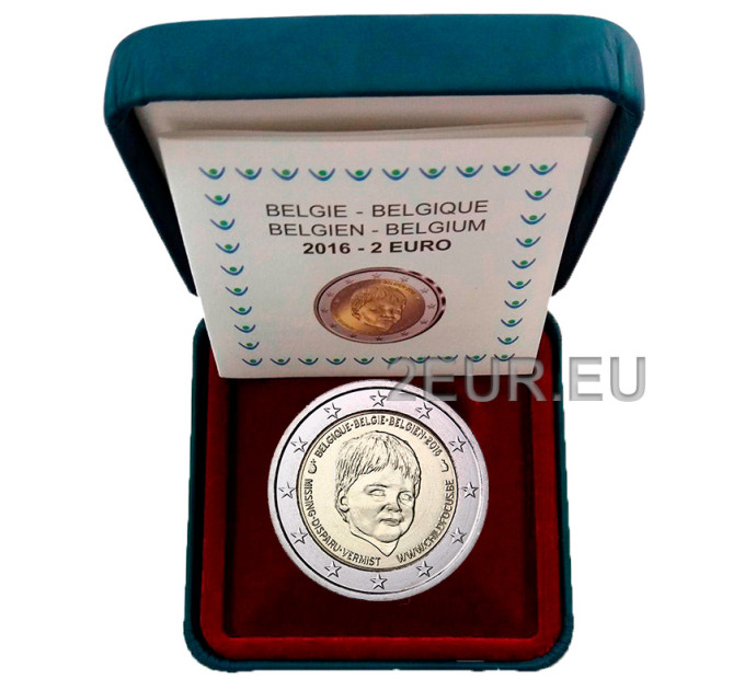Belgien 2 euro proof 2016 - Kinderfokus 